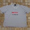 Bauer Vintage Eddie Bauer Ebtek Men S 2xl T Shirt 90s Gray Short Sleeve Crew Neck Graphic Prin