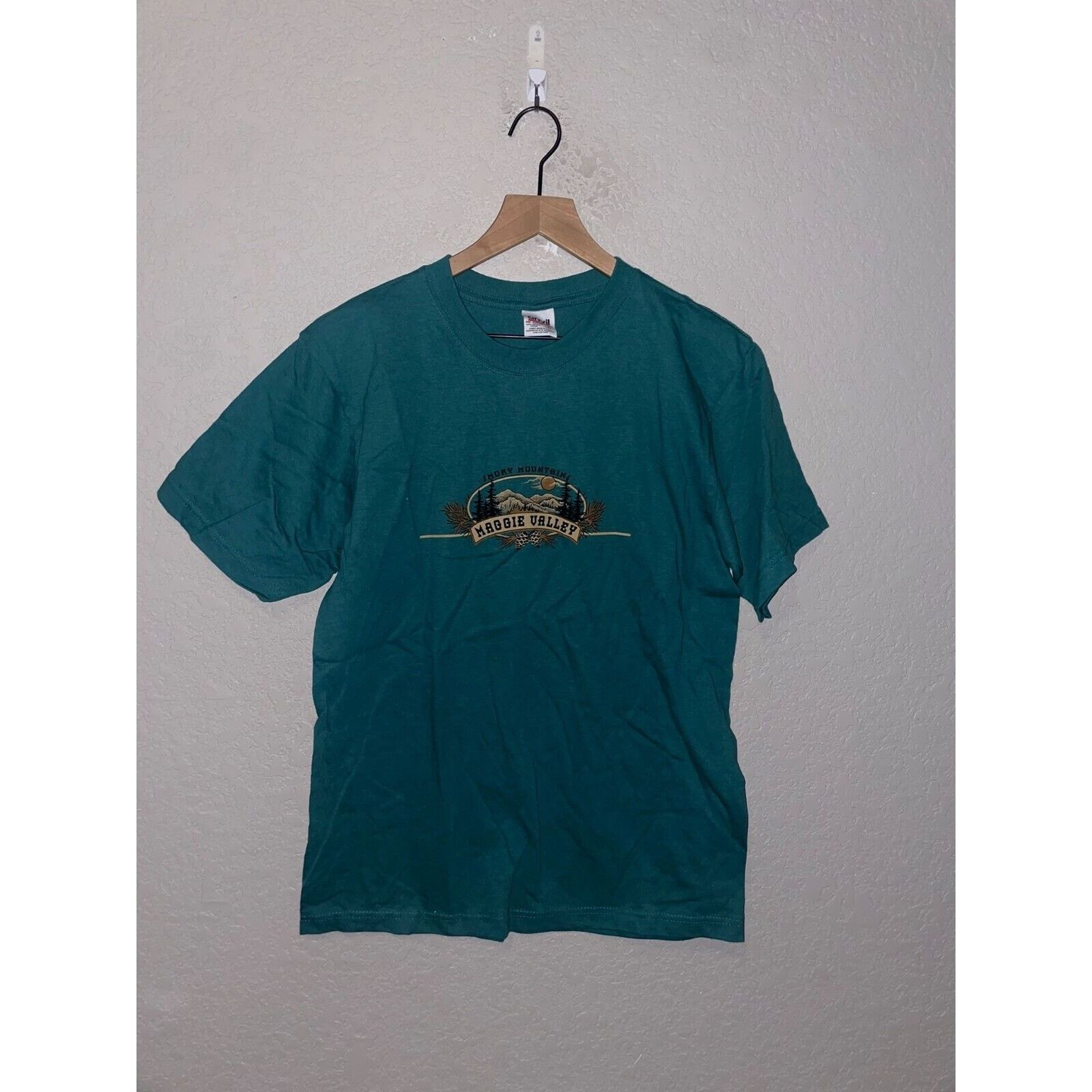 Anvil Vintage Maggie Valley Shirt Smoky Mountains Tee Vtg 90s M