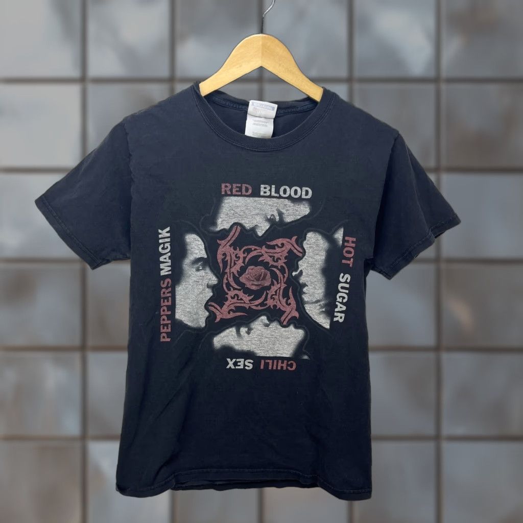 Sugar Vintage Red Hot Chili Peppers Blood Sugar Sex Magik T Shirt S Mens Black Hoodie, Sweatshirt | FlexRushtees.com