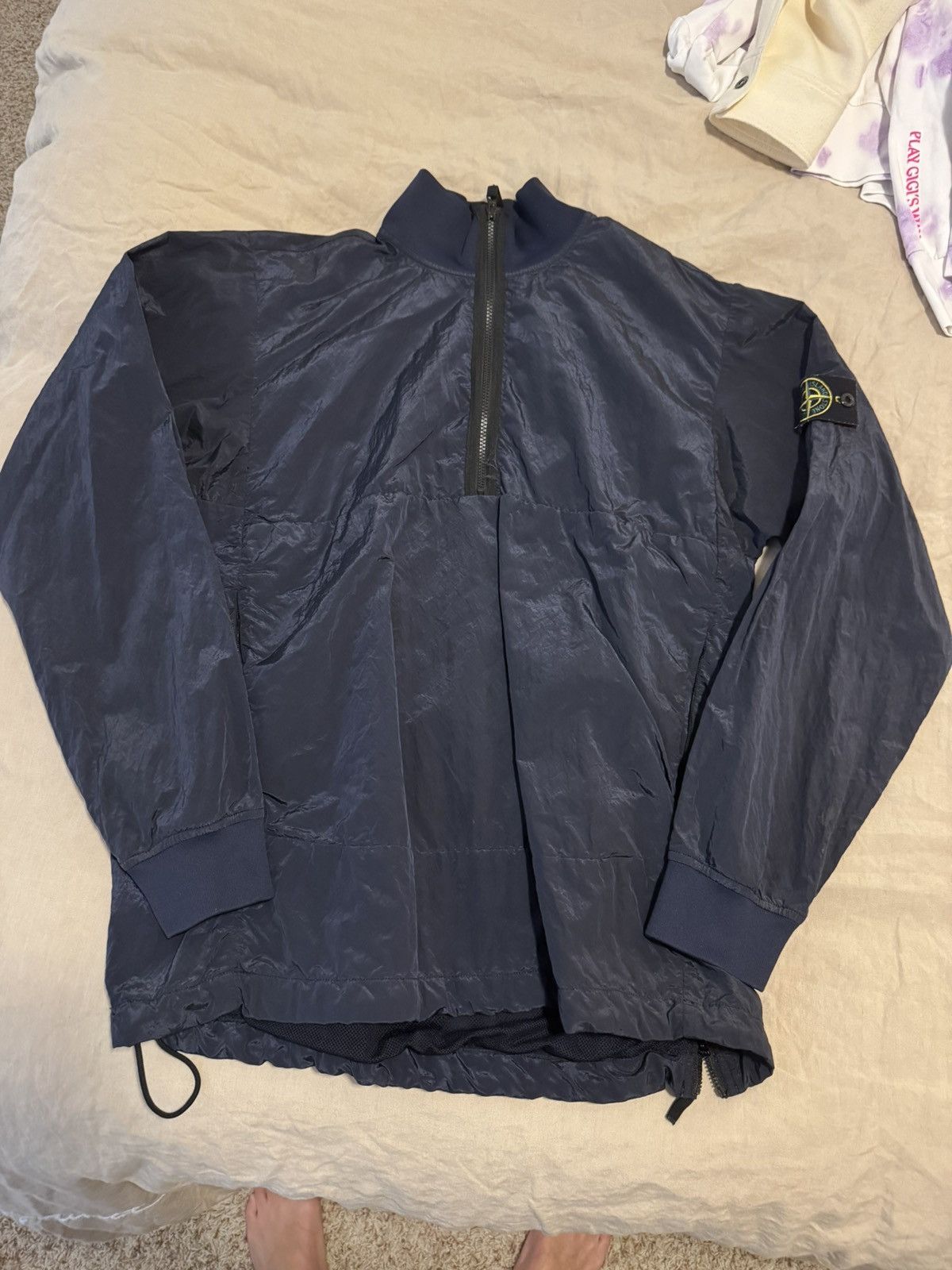 Island Stone Island Nylon Metal Quarter Zip