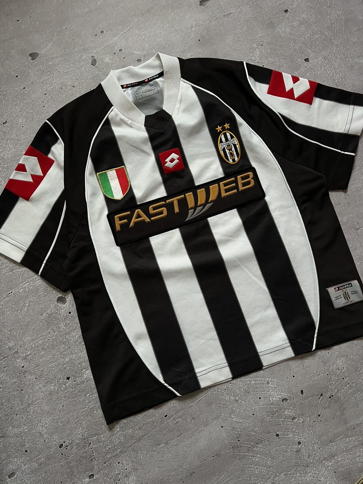 Sport Lotto Juventus 2002 2003 Home Football Shirt M Maglia Italy