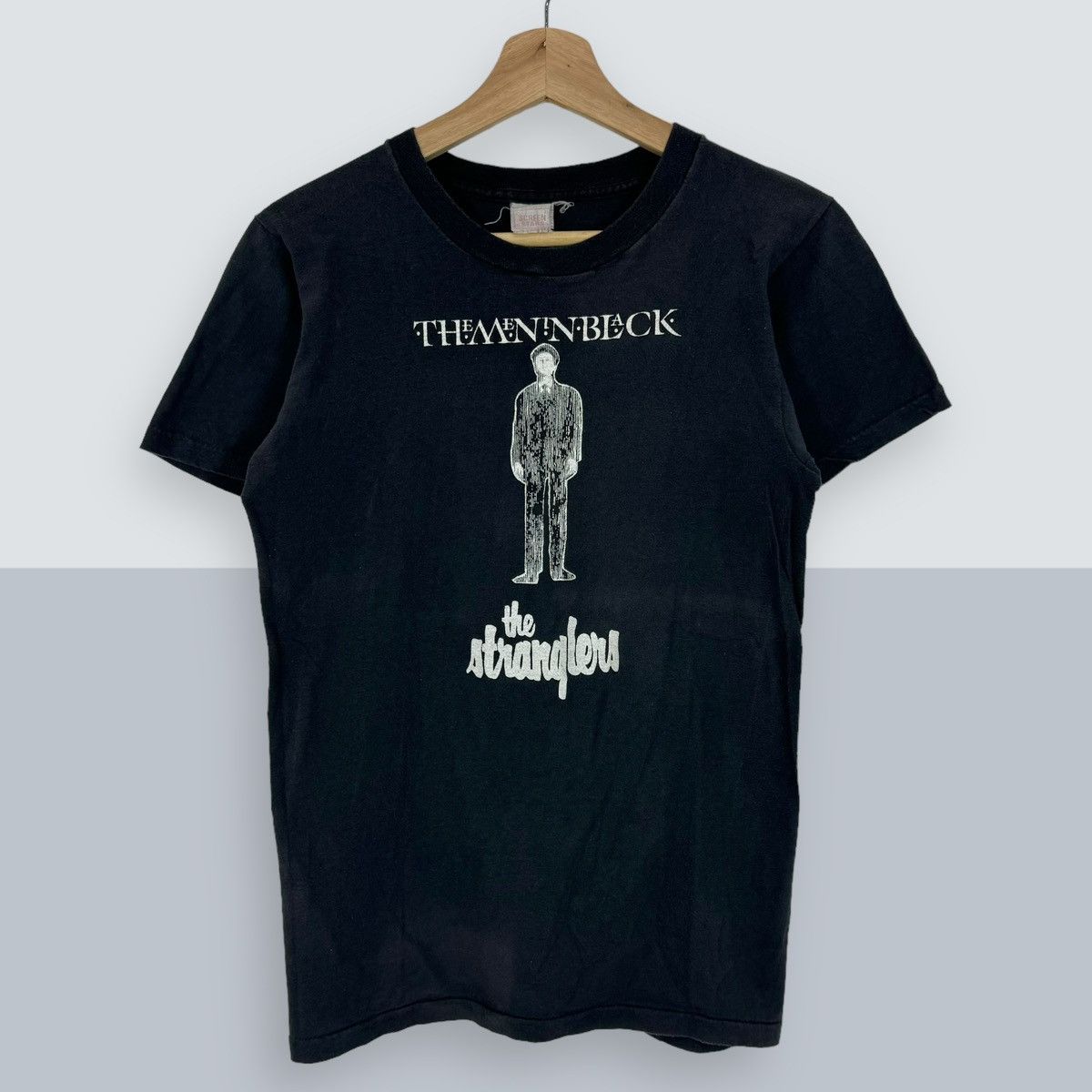 Vintage 1979 The Stranglers Themeninblack Tee T Shirt 70s