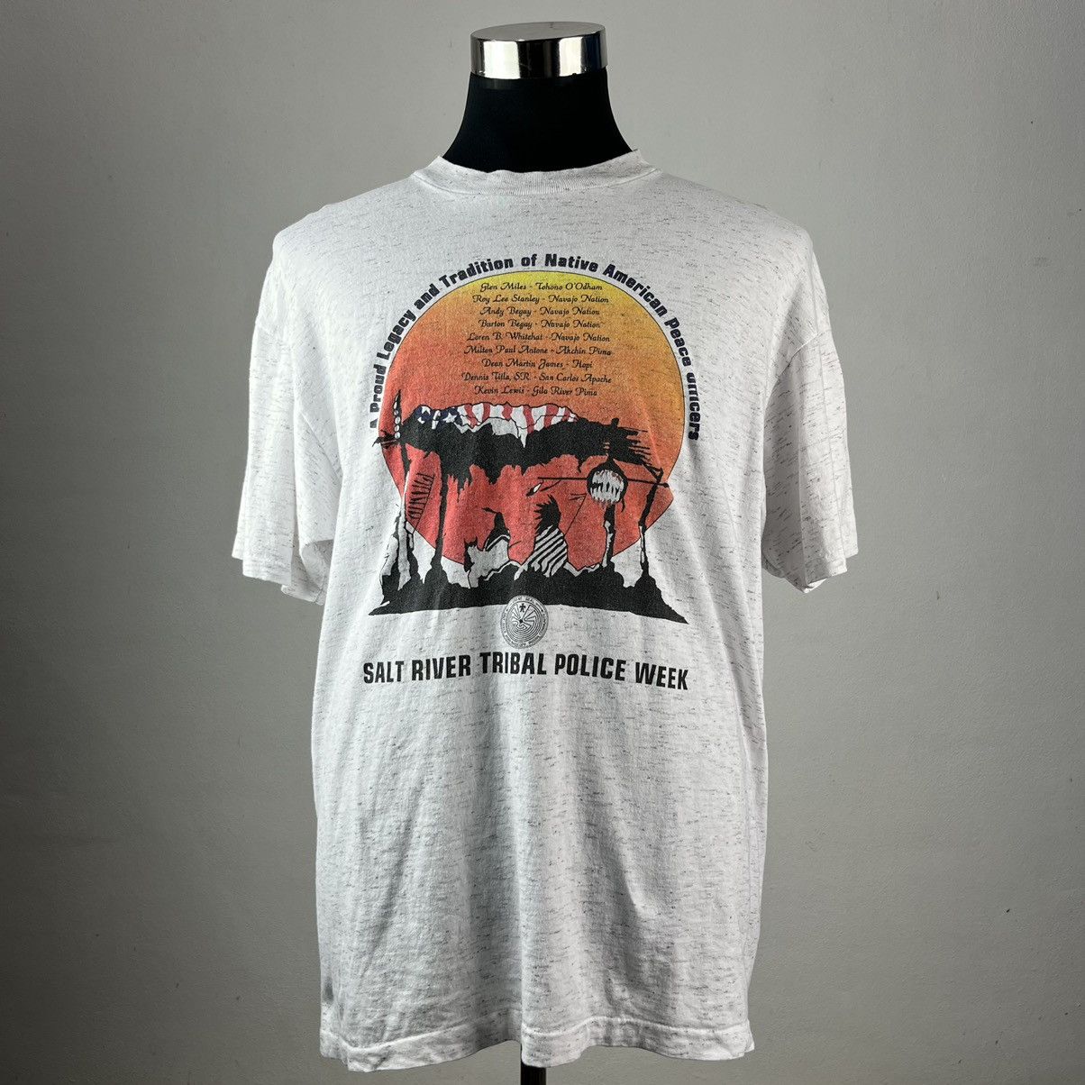 Vintage Salt River Tribal Police Week Tee