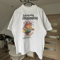 Vintage 1978 Garfield Punk Vintage White Grunge T Shirt 70s 80s