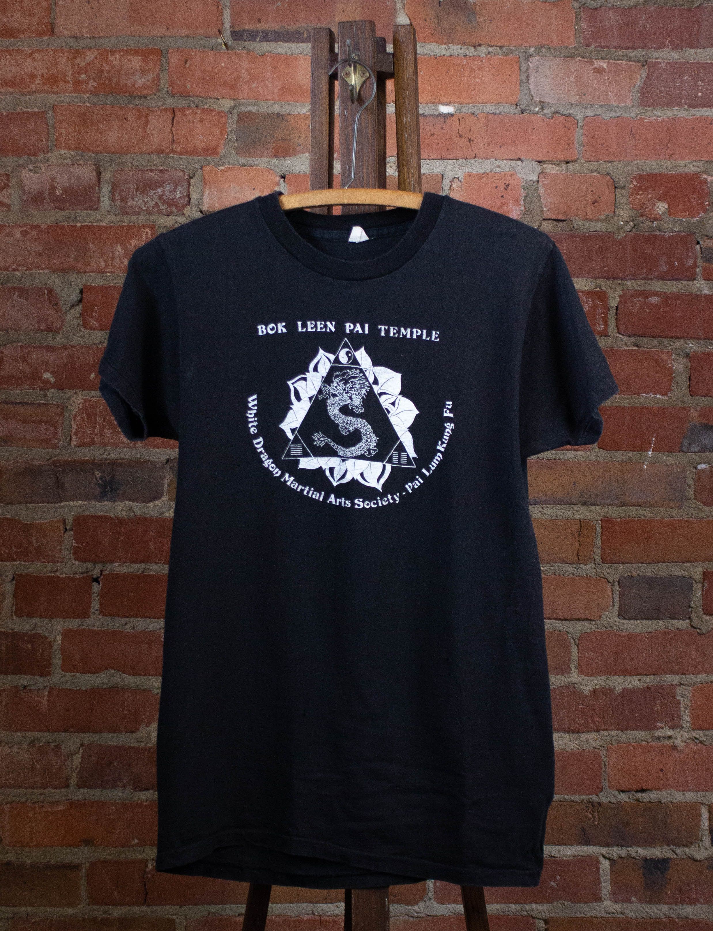 Vintage White Dragon Martial Arts Society Graphic T Shirt 70s