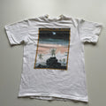 Hanes Vintage 90s Mission To Mars Astronaut Art T Shirt Small Rare