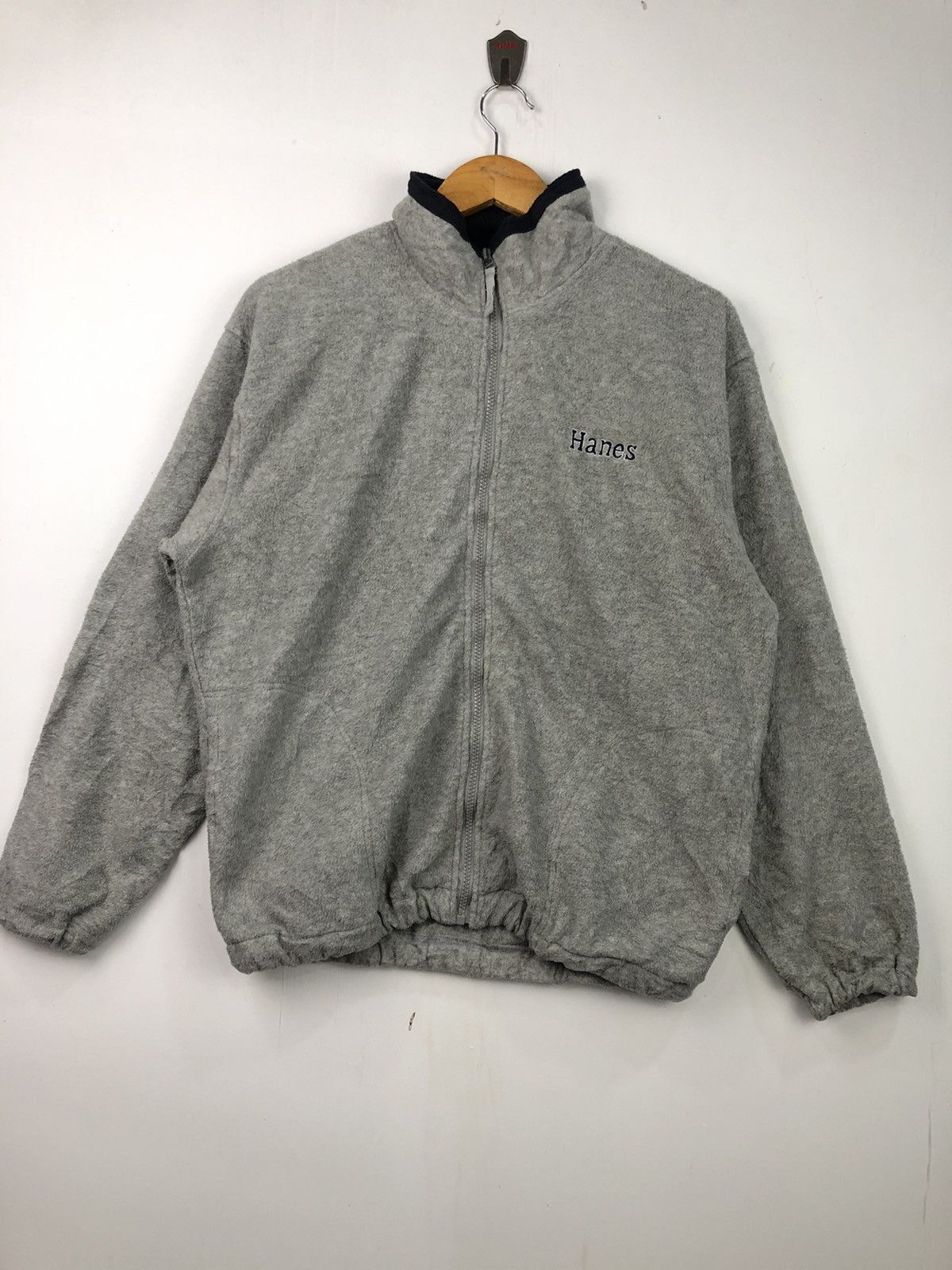 Vintage Hanes Embroidery Small Logo Fleece Code 003