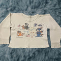 Vintage Yogi Bear T Shirt Kids Xs White Cartoon Funny Cartoon Tv 60s 70s Hanna Barbera Short