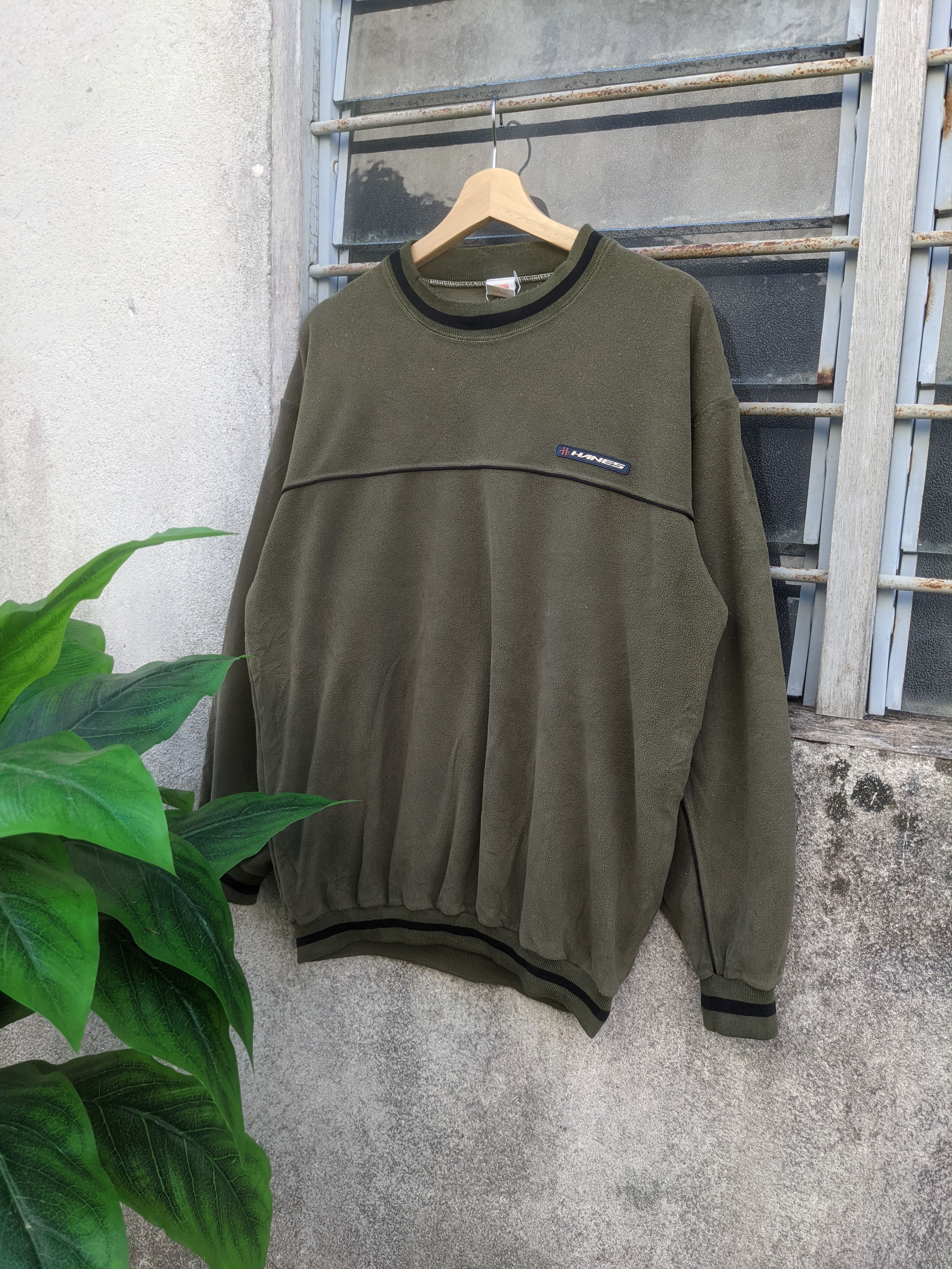 Vintage Hanes Olive Green Sweatshirt