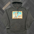 Vintage Full Send Hoodie Men Xl Black Graphic Print Kangaroo Pocket Fleece Lined Pullover Hooded