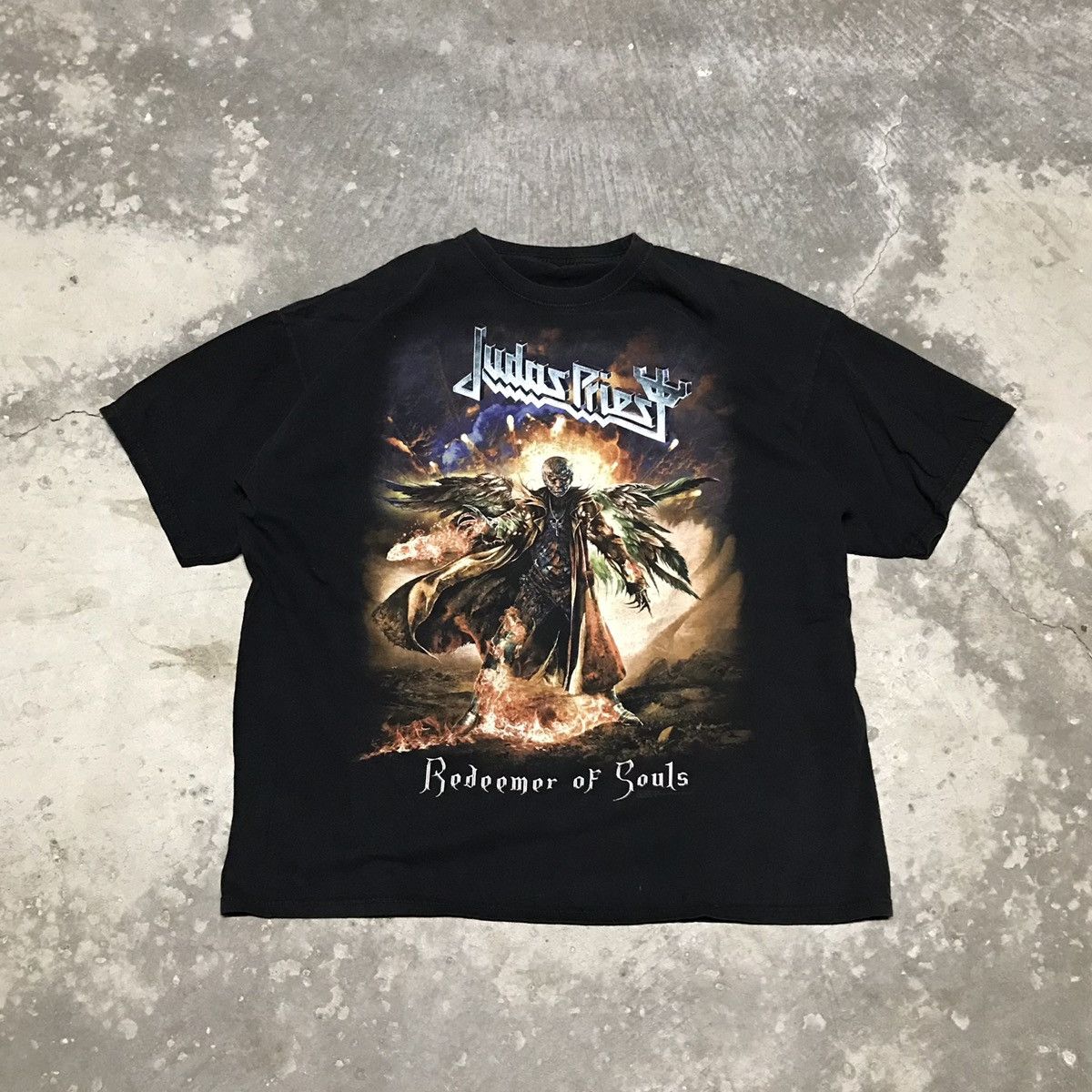 Judas Priest X Vintage Vintage Y2k Judas Priest Reedemer Of Souls Tee Hoodie, Sweatshirt | FlexRushtees.com