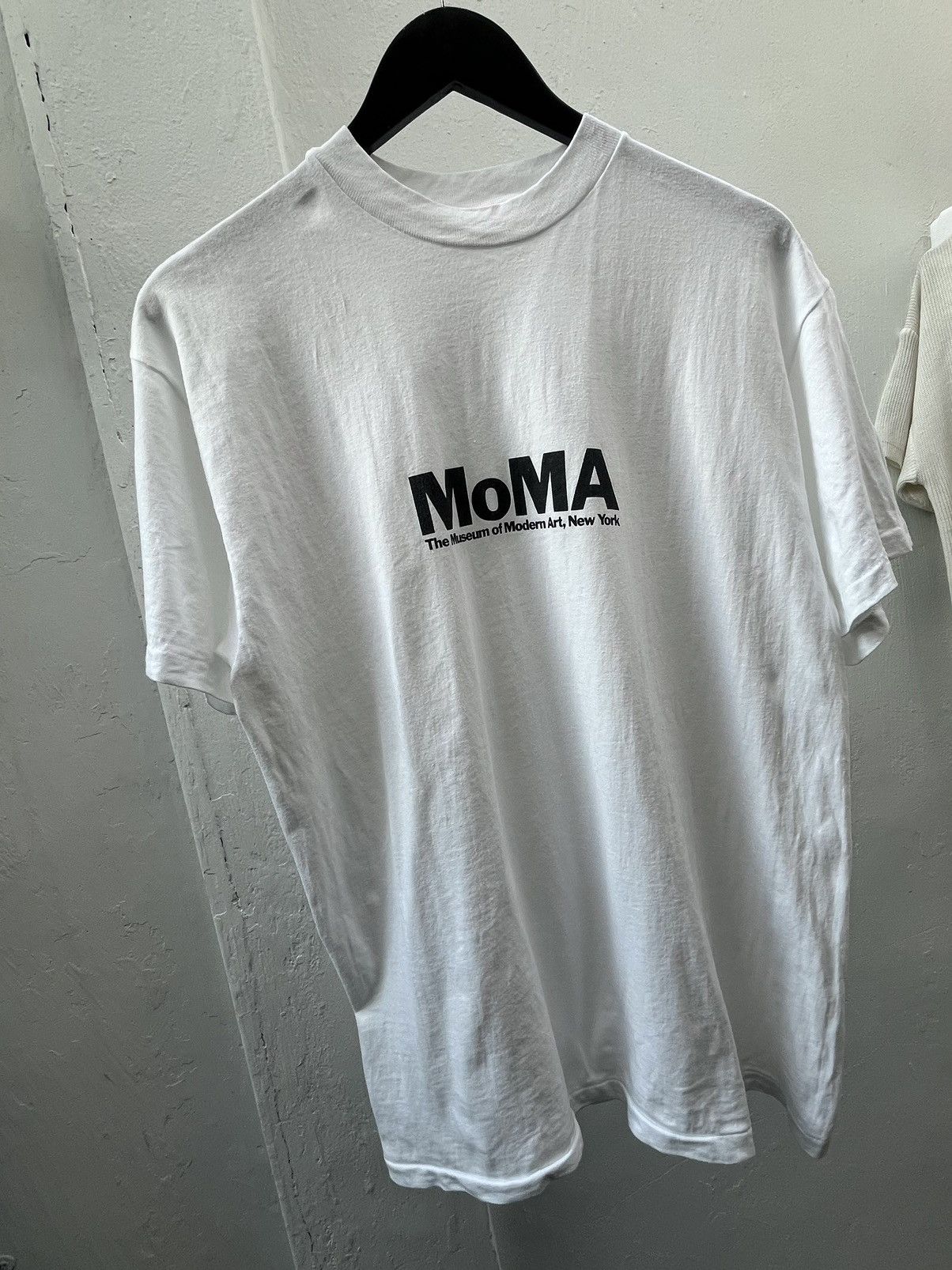 Vintage Rare 90 S Museum Of Modern Art Nyc White Tee Hoodie, Sweatshirt | FlexRushtees.com
