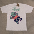 Stussy Dollie Pigment Dyed Natural T Shirt Hoodie, Sweatshirt | FlexRushtees.com