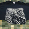 Fruit Of The Loom Vintage Y2k Edvard Munch The Scream Graphic Tee Small Black Men S T Shirt Art Anxi Hoodie, Sweatshirt
