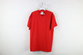 Vintage 90s Hanes Faded Blank Short Sleeve T Shirt Red Usa