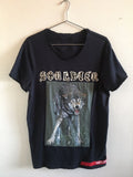 Other Frayed Souldier Wolf Tee Hoodie, Sweatshirt | FlexRushtees.com