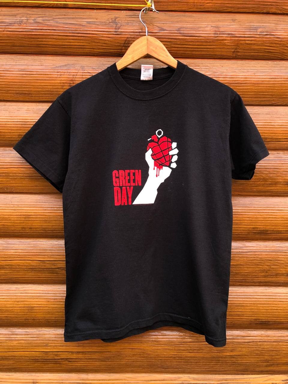 Vintage Green Day American Idiot T Shirt Punk Rock Band Logo Tour Hoodie, Sweatshirt | FlexRushtees.com