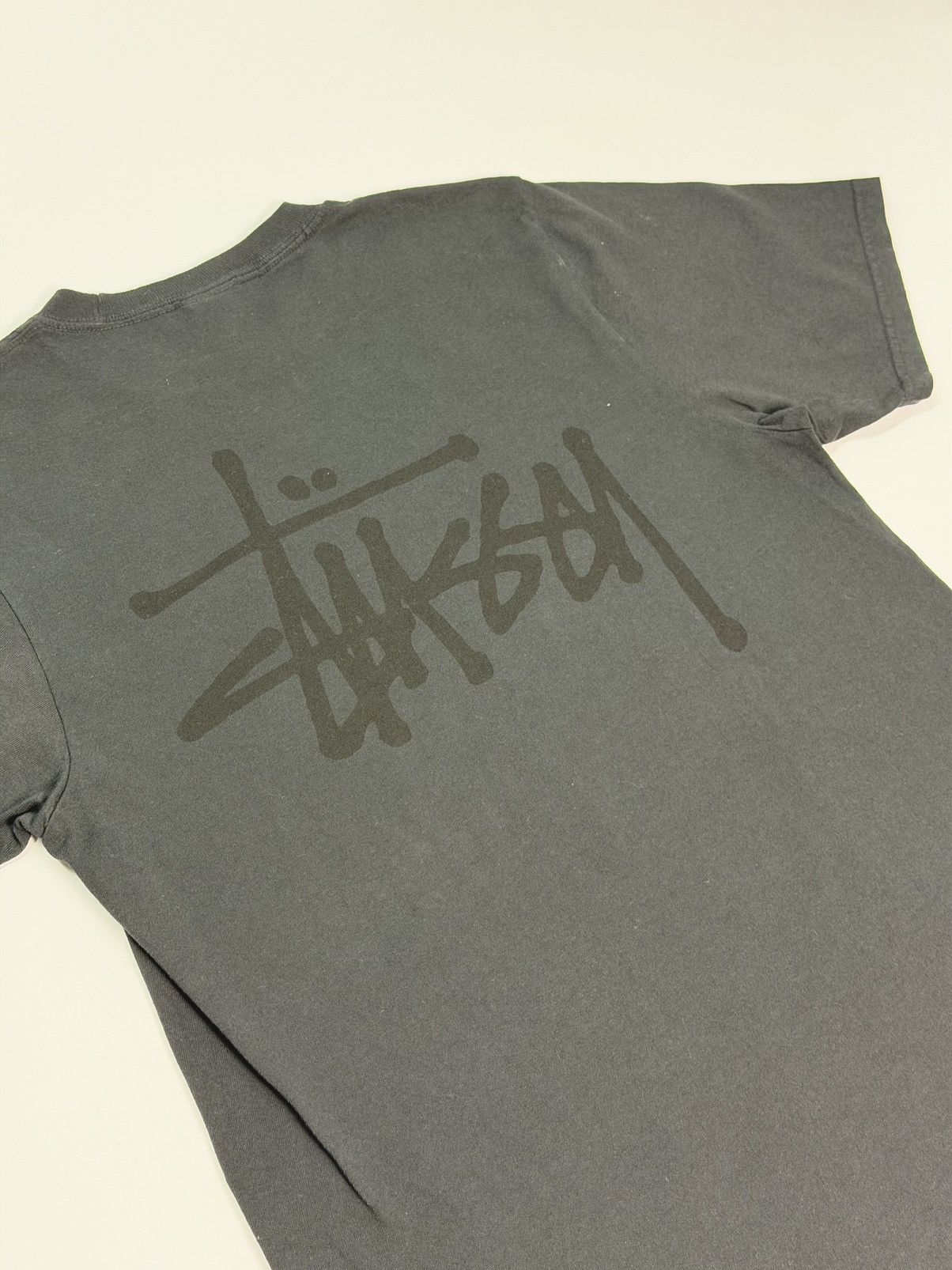 Unrealeased Sample Stussy Black Logo Tee Hoodie, Sweatshirt | FlexRushtees.com