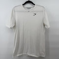 Gymshark Men S Cotton White Tee Large Hoodie, Sweatshirt | FlexRushtees.com