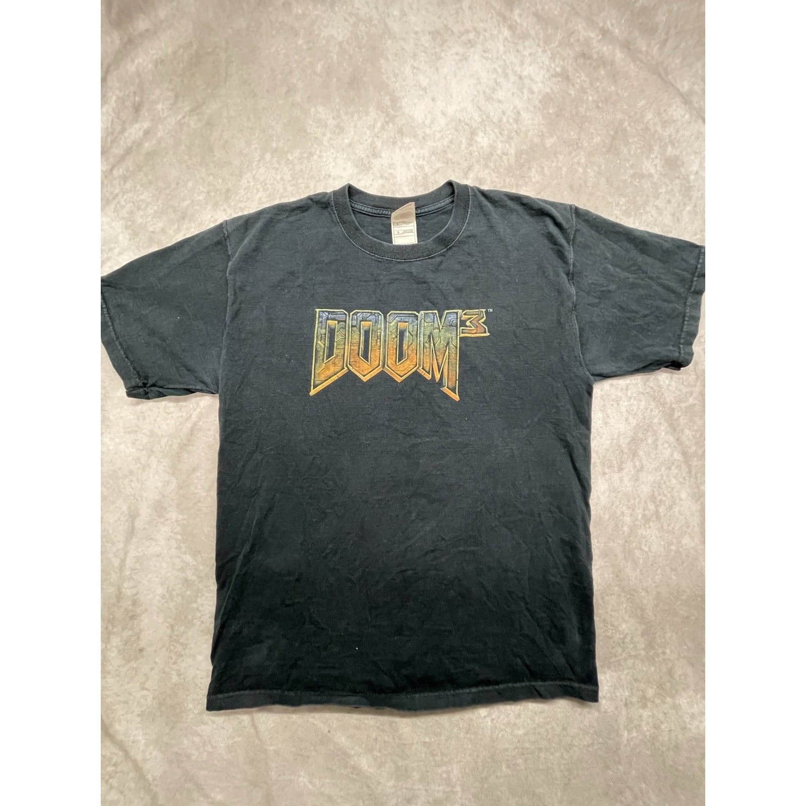 Fruit Of The Loom Vtg 2004 Doom 3 Id Software Promo T Shirt Black Fruit Of The