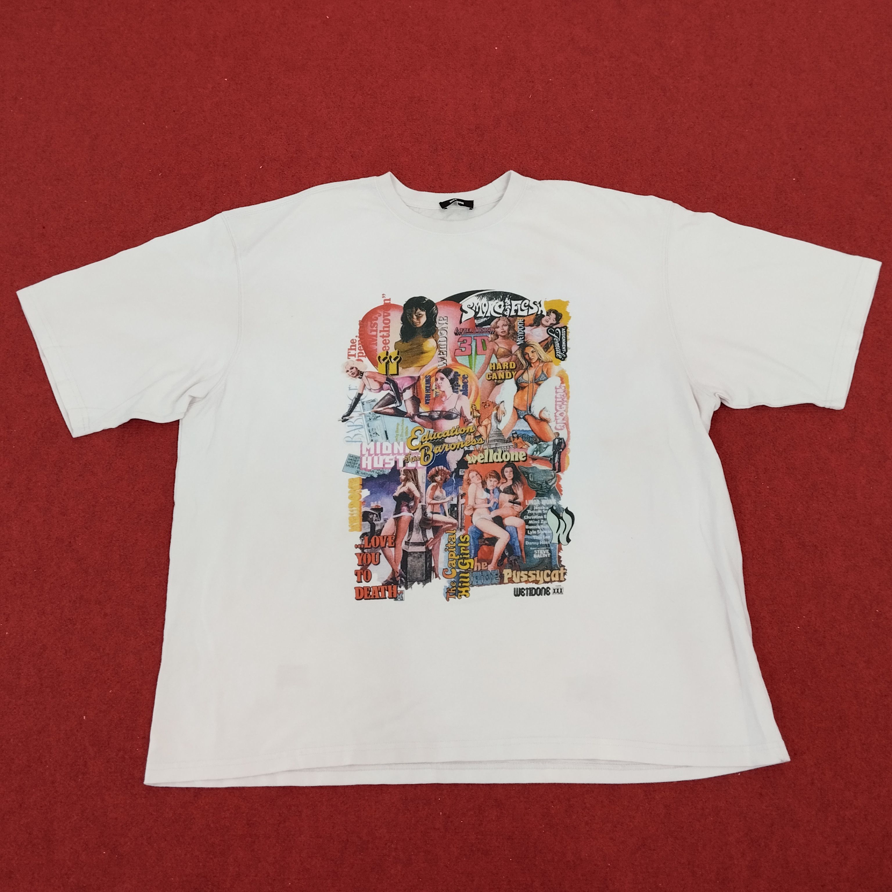 Vintage X We11done We11done Korean Designer Brand Tshirt Hoodie, Sweatshirt | FlexRushtees.com