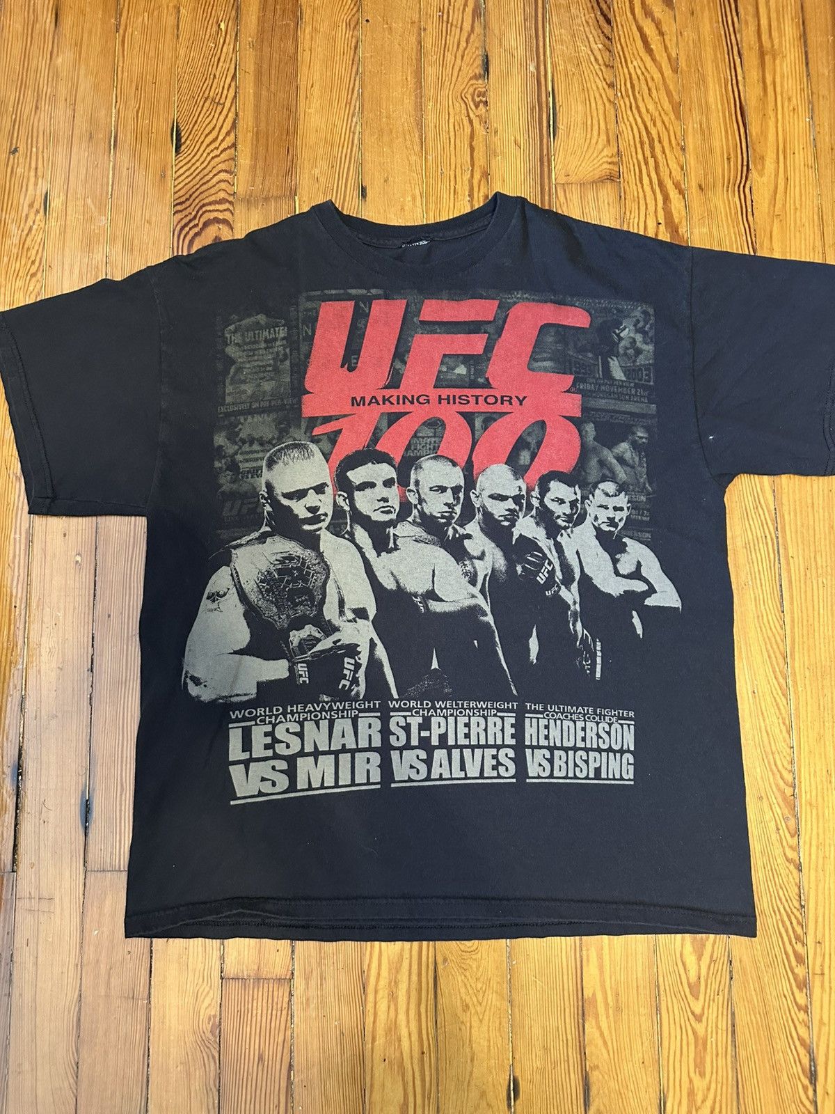 Ufc 100 Promo Tee Hoodie, Sweatshirt | FlexRushtees.com