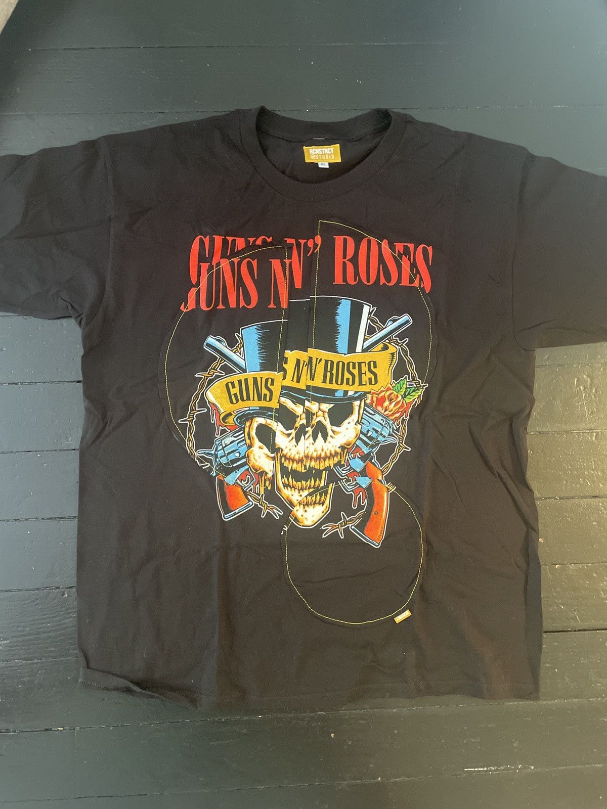 Rcnstrct Vintage G N R T Shirt Hoodie, Sweatshirt | FlexRushtees.com