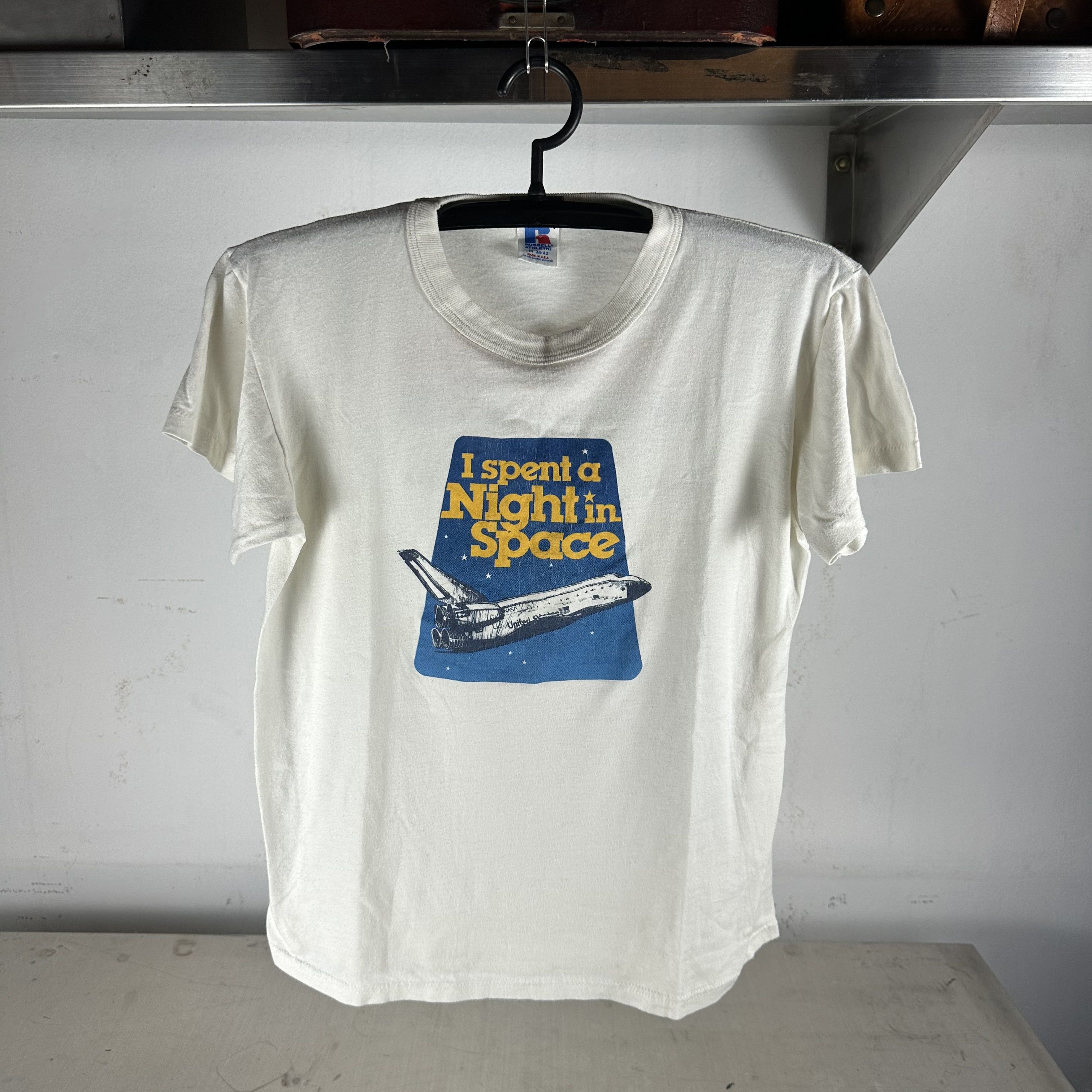 Vintage 90s Nasa Space Rocket Center Russell Athletic T Shirt
