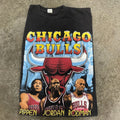 1996 Vintage Chicago Bulls Championship Bootleg Rap Tee Hoodie, Sweatshirt | FlexRushtees.com