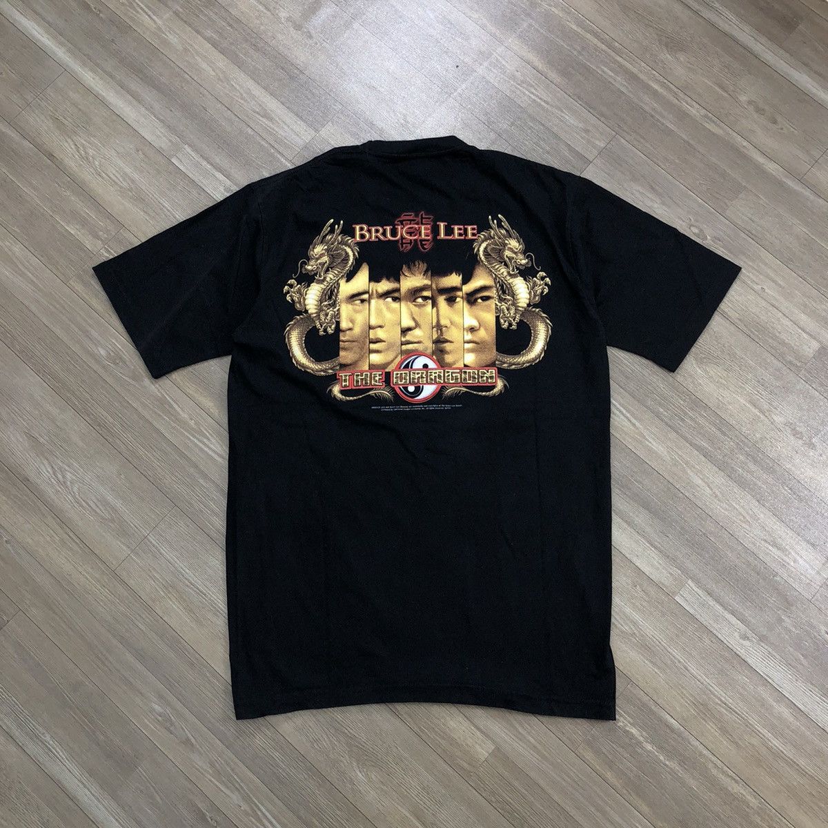 Vintage Bruce Lee The Dragons Promo Bootleg Tees Hoodie, Sweatshirt | FlexRushtees.com