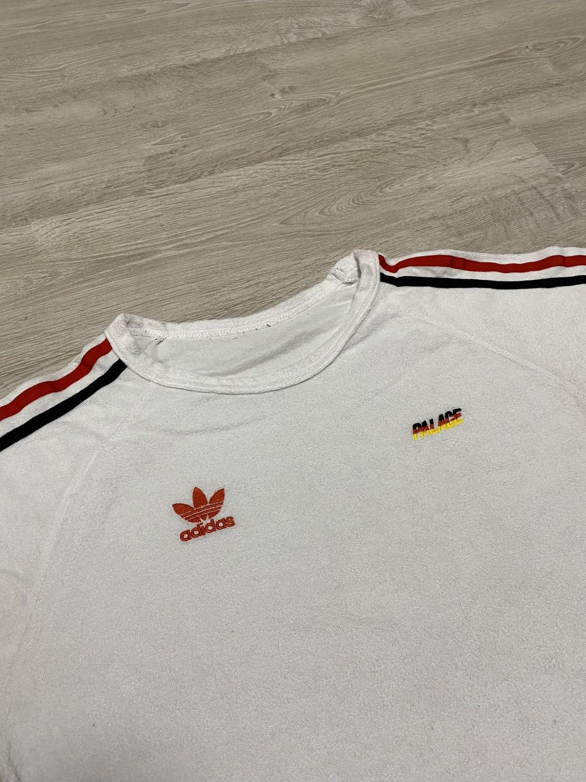 Adias X Palace T Shirt Germany Style Size M L Hoodie, Sweatshirt | FlexRushtees.com