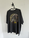 Vintage Indian Chief Faded Boxy Tee Hoodie, Sweatshirt | FlexRushtees.com