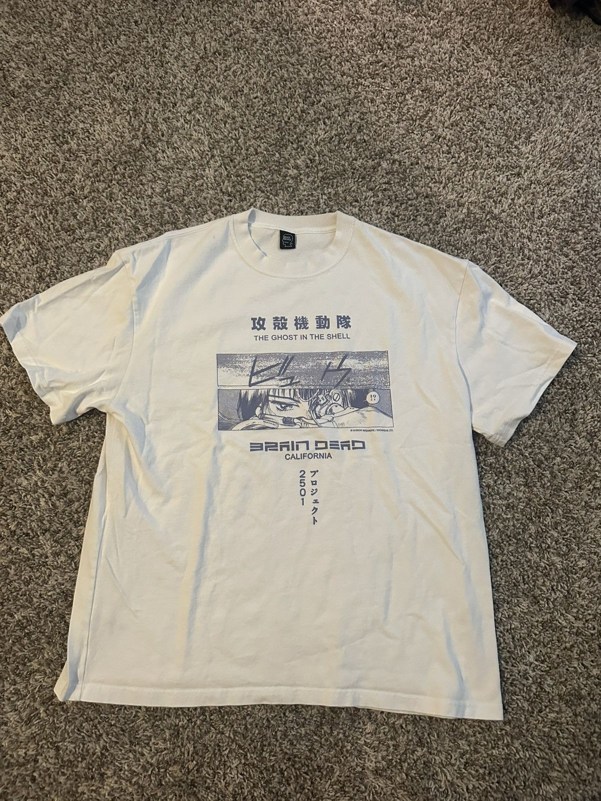 Ghost In The Shell Tee White Large