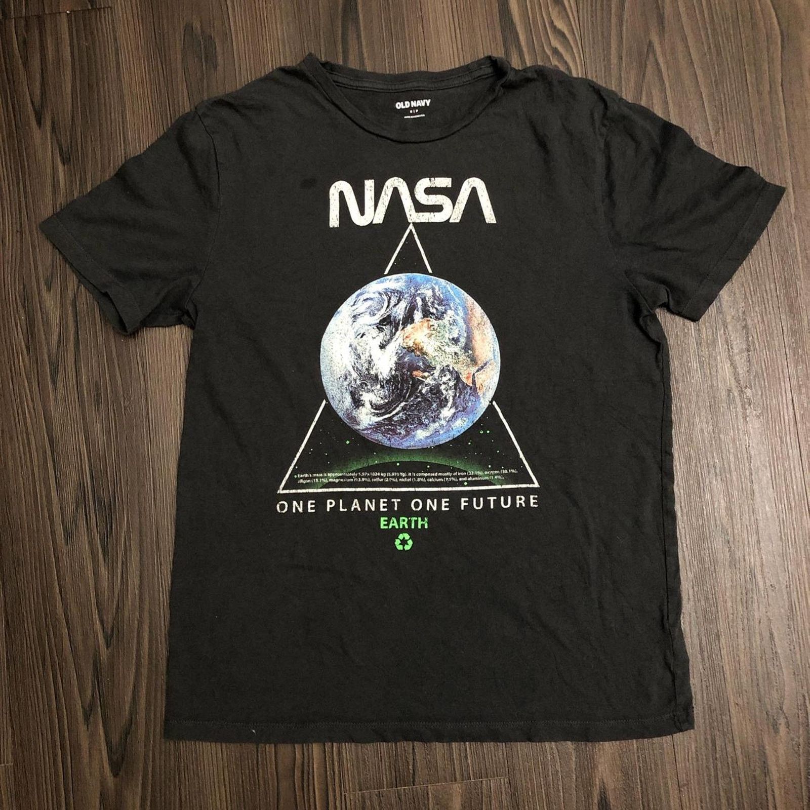 Navy Old Navy Nasa One Planet One Future Graphic Tee