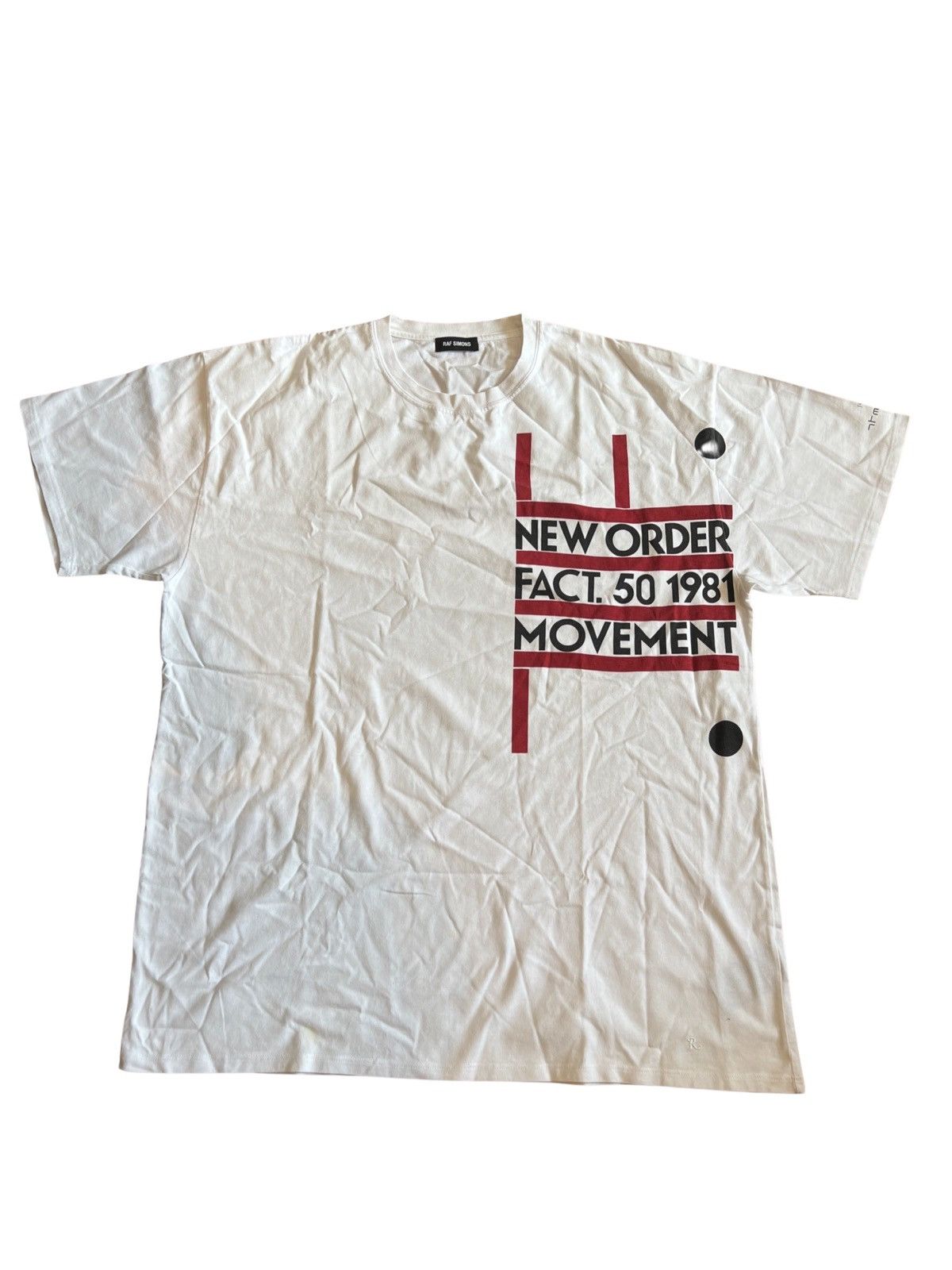 Simons Raf Simons Ss18 New Order Fact Movement Tee Hoodie, Sweatshirt | AU16VibeMintTees.com
