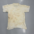 Other Vintage 60s White Blue Distressed Blank Cotton T Shirt