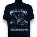 Vintage Y2k Jerzees Wild Free Biker Motorcycle Tshirt