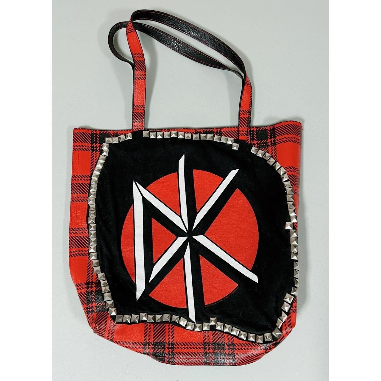 Handmade X Vintage Dead Kennedys Punk Band Patch Studded Tote Bag Purse Handbag T-Shirts, Hoodie, Sweatshirt