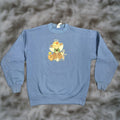 Vintage Garden Angel Helper Crewneck Sweatshirt Blue L M Cute Fall Spring Vtg Crew Neck Unis T-Shirts, Hoodie