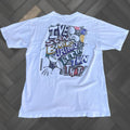 Vintage Umbro T Shirt 90s Mens White Crew Neck Short Sleeve Xl Graphic Print Dribble Trash Tal Hoodie, Sweatshirt