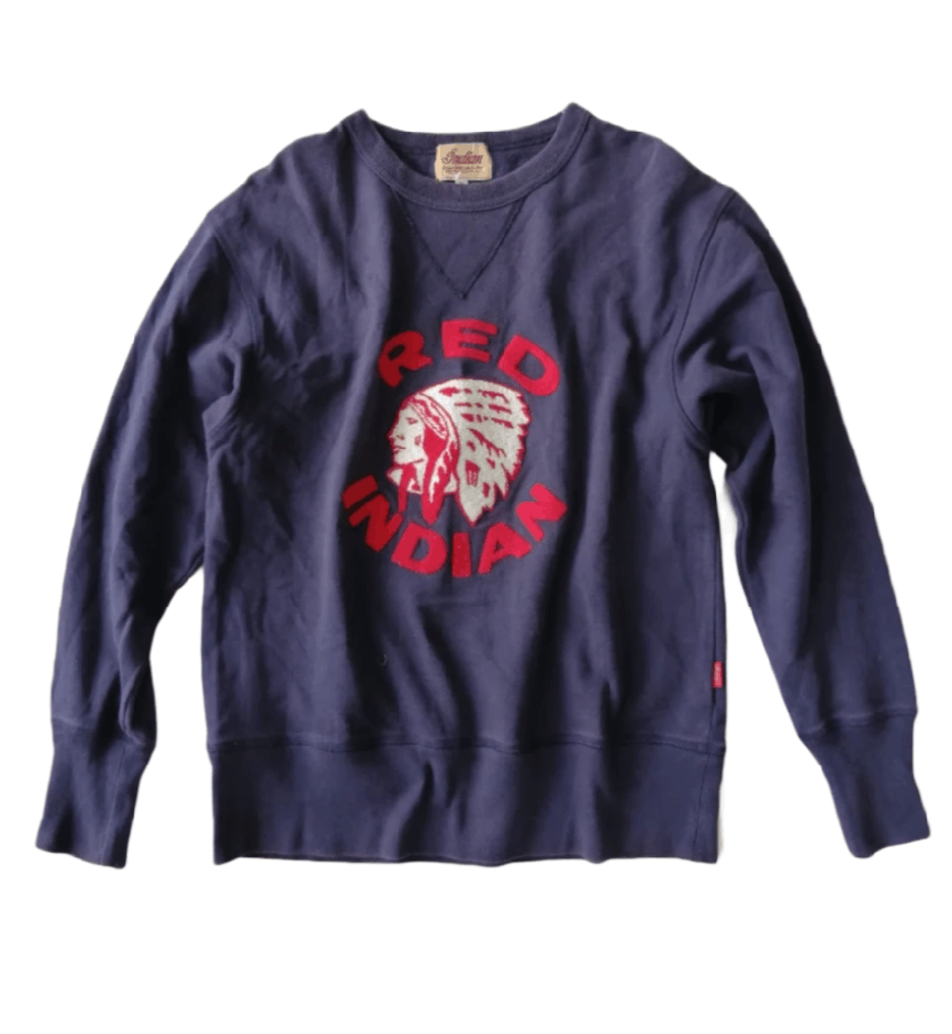 Motorcycle Red Indian Crewneck T-Shirts, Hoodie, Sweatshirt | FlexRushtees.com