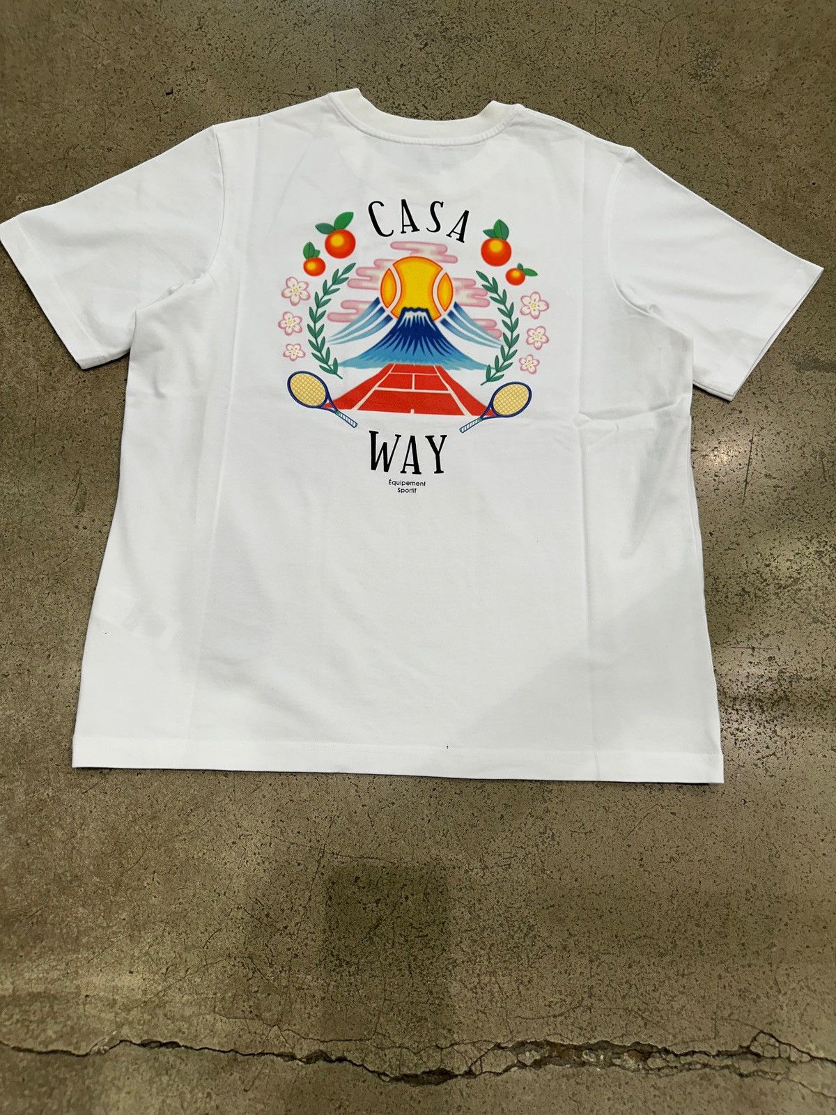 Casablanca Casa Way Mountain T Shirt White