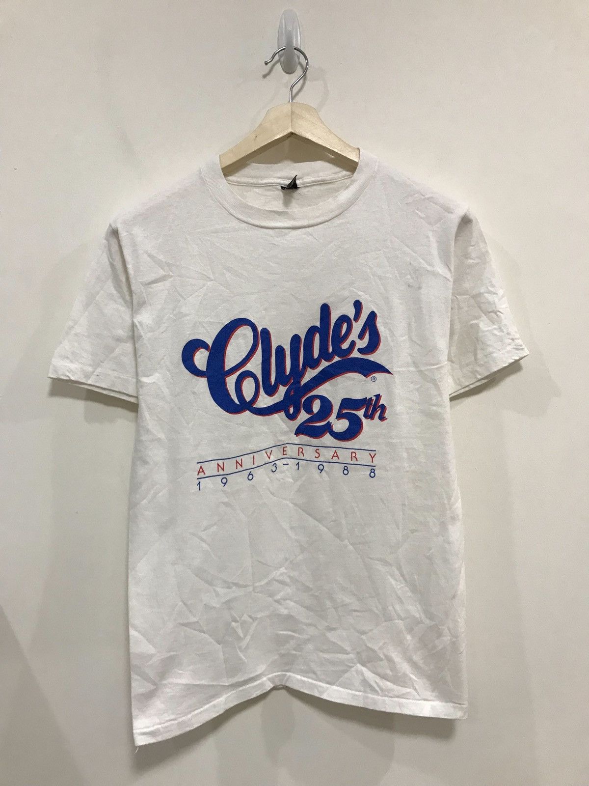 Vintage 80s Tag Anvil 25 Anniversary T Shirt Size 18 5