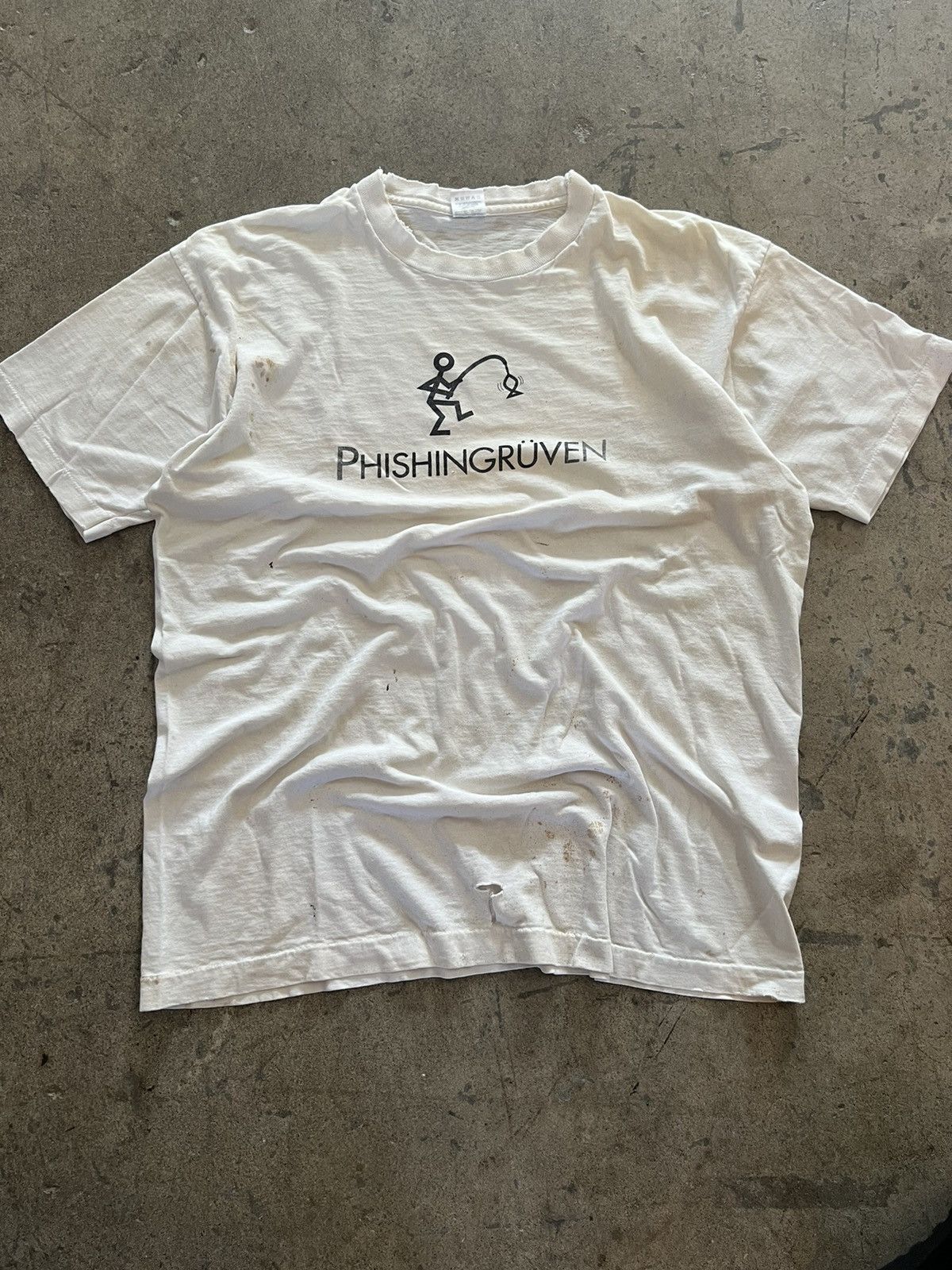 Vintage 90 S Phish Tour Band Tee Phishingruven Size Xl Hoodie, Sweatshirt | FlexRushtees.com