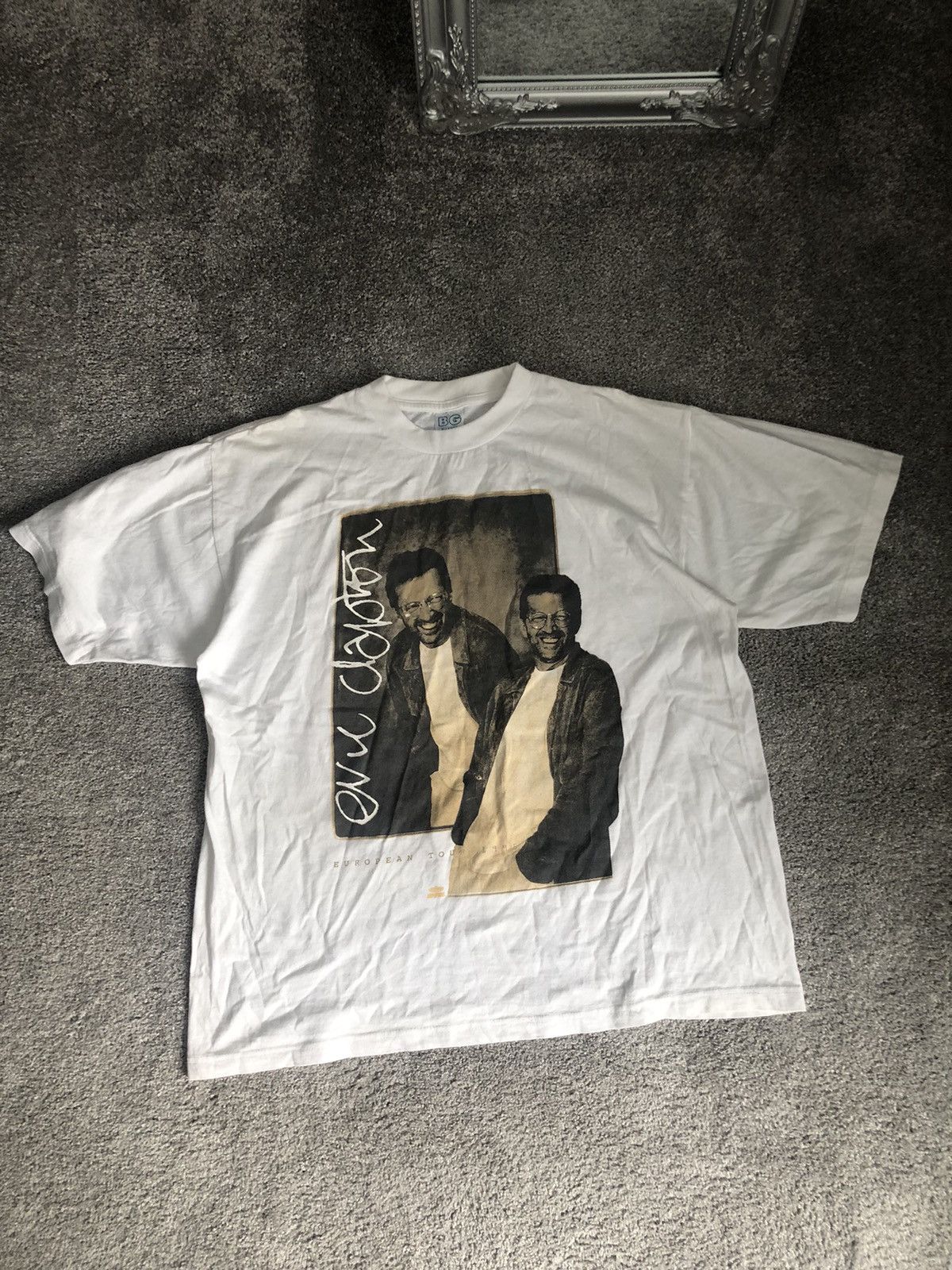 Vintage Eric Clapton European Tour 1995 Tee Hoodie, Sweatshirt | FlexRushtees.com