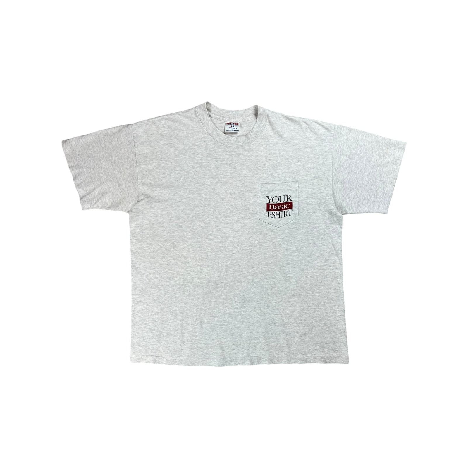 Vintage 90s Your Basic T Shirt Pocket Tee Xl Hoodie, Sweatshirt | FlexRushtees.com