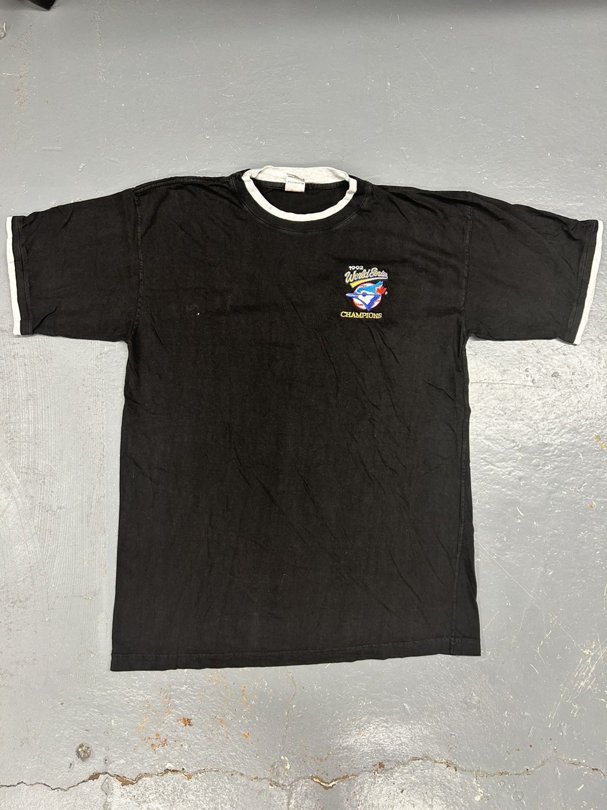 Mlb Crazy Vintage 1992 Toronto Blue Jays Mlb Black Tee Shirt Hoodie, Sweatshirt | FlexRushtees.com
