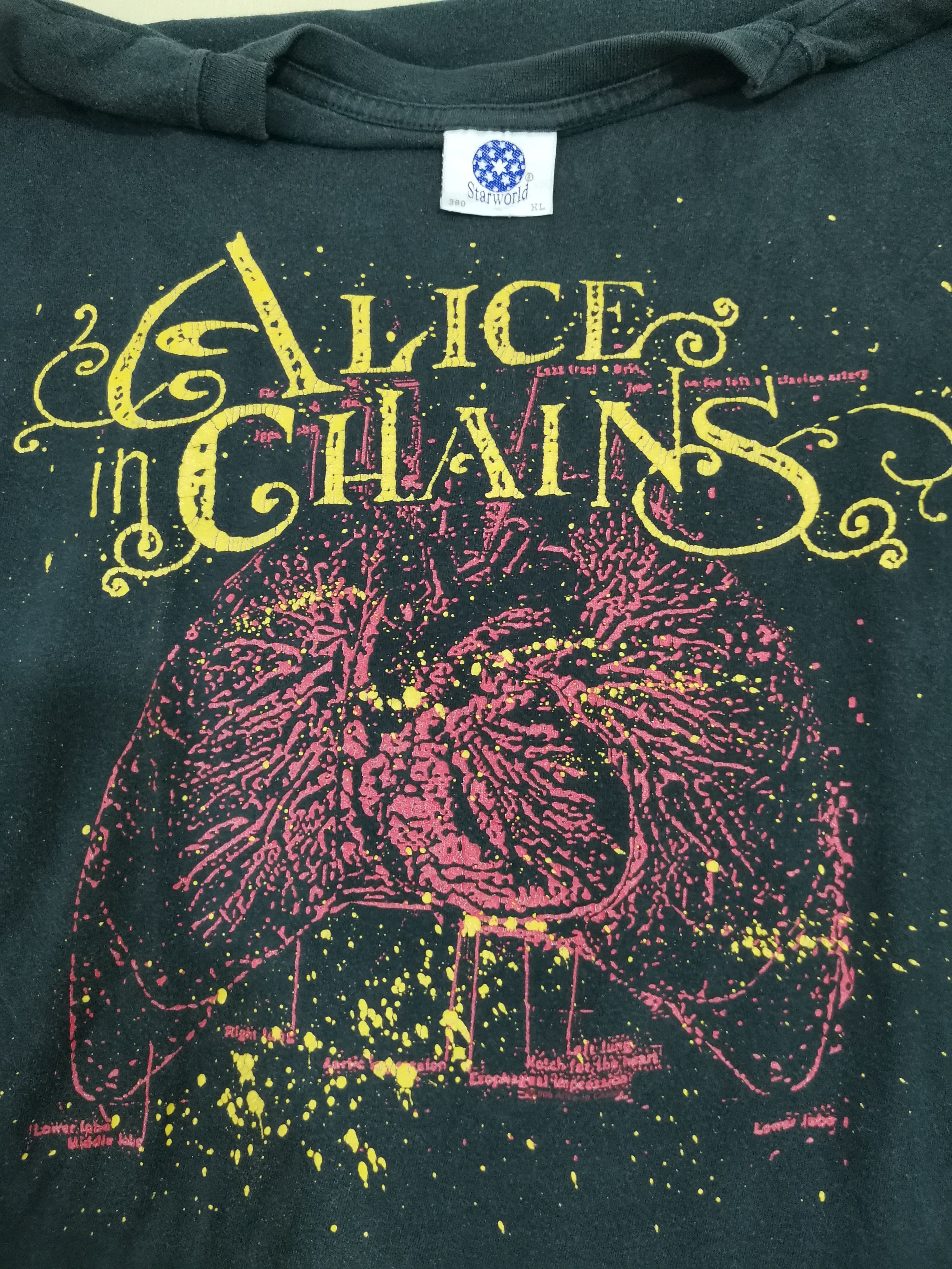 Vintage Alice In Chains Vintage 90 S Tour Tee Hoodie, Sweatshirt | FlexRushtees.com