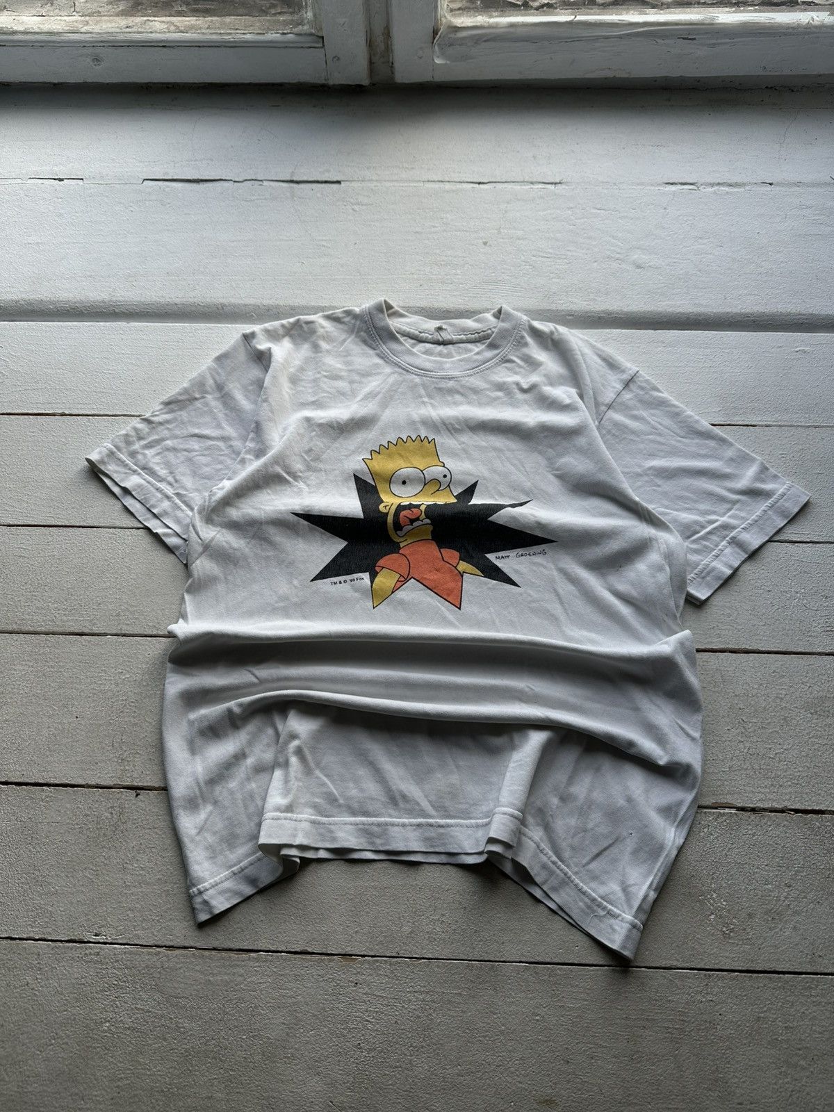 Simpsons Grail The Simpson Tee Monogram White Rare Y2k Hoodie, Sweatshirt | FlexRushtees.com