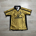 Umbro Vintage Manchester United Soccer Jersey Gold White Size L